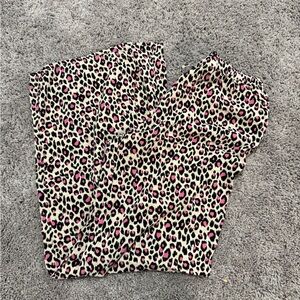 Leopard Print Pajama Pants